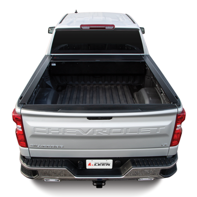 Bedlocker Tonneau Cover W-Explorer Rail Kit 04-18 Silverado HD 2500/3500 Dual Rear Wheel- 8 Foot Long Bed Pace Edwards