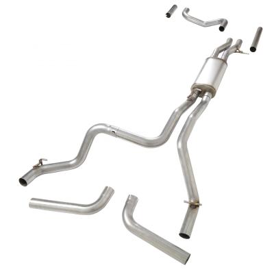 Exhaust System GM C1500, GMt400 Swap 2WD Fits 1988-1998 GM C1500 Trucks And Suvs 2WD Regular Cab Short Bed 117.5 Inch Wheelbase Hooker BlackHeart