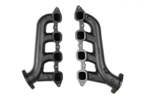 Lt Swap Exhaust Manifolds Black Ceramic Finish Multi-Fit GM Lt Exhaust Manifolds 2.50 Inch Outlet Hooker BlackHeart