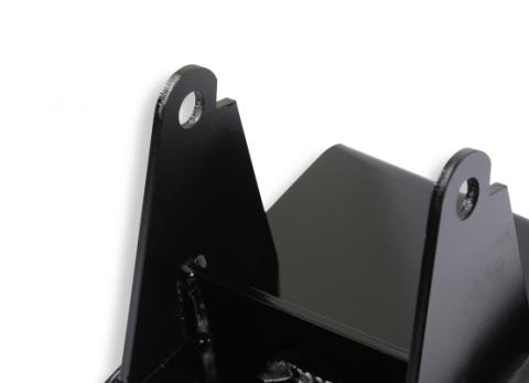 Engine Mount Brackets Fits 1973-1987 Chevrolet, GMc C10 2WD Trucks With Gen III Hemi Engine Swap Hooker BlackHeart