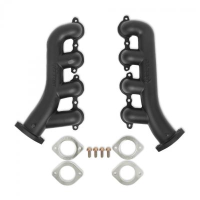 LS Swap Exhaust Manifolds 1990-2004 GM S-10, Sonoma LS Swap Exhaust Manifolds, 2.50 Inch Outlet Black Ceramic Finish Hooker BlackHeart