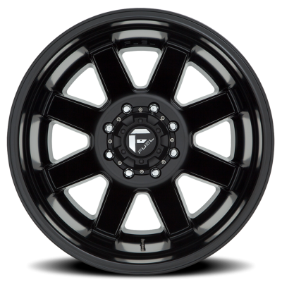 Dually Wheels 20X8.3 Maverick Dually D436 8 On 210 Matte Black 154.3 Bore -221 Offset 7 Spoke Outer Dually Fuel Off Road Wheels