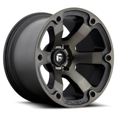 Aluminum Wheels 20X9 Beast D564 6 On 120 Matte Black/Machined Dark Tint 67 Bore 1 Offset 6 Spoke Fuel Off Road Wheels
