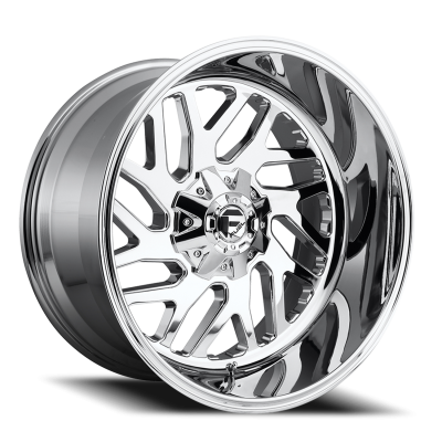Aluminum Wheels 20X12 Triton D609 8 On 165.1 Chrome Plated 125.1 Bore -43 Offset Mesh Spoke Fuel Off Road Wheels