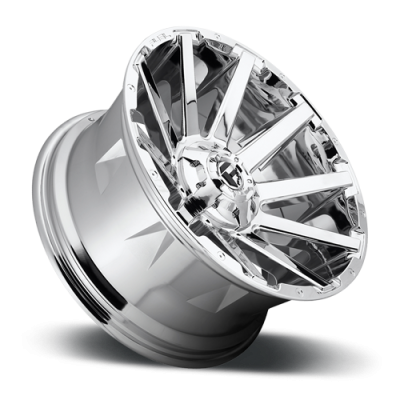 Aluminum Wheels 20X9 Contra D614 8 On 165.1 Chrome 125.2 Bore 1 Offset Multi Spoke Fuel Off Road Wheels