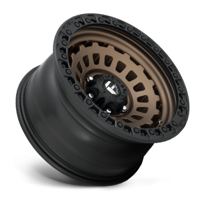 Aluminum Wheels 18X9 Zephyr D634 6 On 135 Matte Bronze W/Black Bead Ring 87.1 Bore 1 Offset Fuel Off Road Wheels