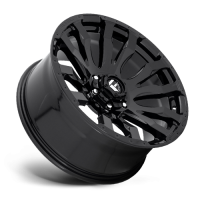 Aluminum Wheels 17X9 Blitz D675 6 On 135 Gloss Black 87.1 Bore 1 Offset Multi Spoke Fuel Off Road Wheels