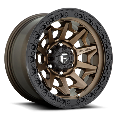 Aluminum Wheels 17X9 Covert D696 6 On 135 Matte Bronze Black Bead Ring 87.1 Bore 1 Offset Multi Spoke Fuel Off Road Wheels