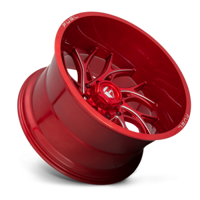 Aluminum Wheels 26X14 Runner D742 6 On 135 Candy Red Milled 87.1 Bore -75 Offset Fuel Off Road Wheels
