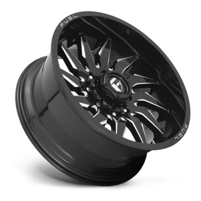 Aluminum Wheels 20X10 Saber D744 5 On 139.7 Gloss Black Milled 78 Bore -18 Offset Fuel Off Road Wheels