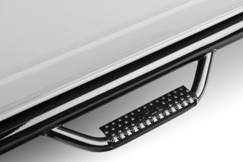 Nerf Step Bar Wheel-to-Wheel (1 Step per Side) 21-25 Ford Bronco 2 Dr Gloss Black NFab