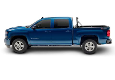 Tonneau Cover Flex 2014-2018 (2019 Legacy/Limited) Chevrolet Silverado/GMC Sierra 5 Foot 9 Inch Bed Crew/Ext Cab Black Textured UnderCover