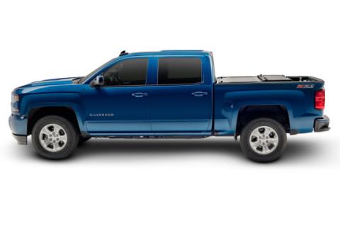 Tonneau Cover Flex 2014-2018 (2019 Legacy/Limited) Chevrolet Silverado/GMC Sierra 5 Foot 9 Inch Bed Crew/Ext Cab Black Textured UnderCover