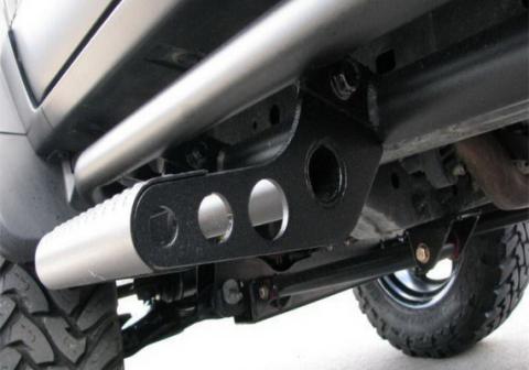 RKR Step System Cab Length (2 Step Mounts/2 Steps per Side) 1.75 Inch Rails 2015-2025 Chevy Colorado/GMC Canyon Crew Cab Textured Black NFab