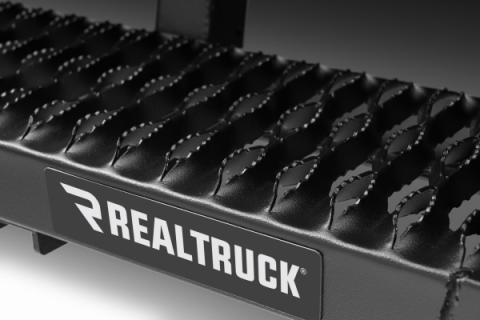 Growler Step System Cab Length (1 Step per Side) 7 Inch Board 2007-2018 Chevy Silverado/GMC Sierra 1500/2007-2019 2500 HD/3500 HD Crew Cab Gas Engine Textured Black NFab