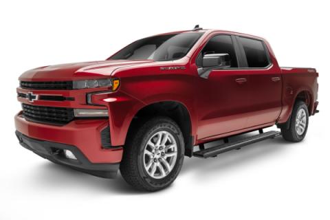 Growler Step System Cab Length (1 Step per Side) 7 Inch Board 2019 (New Body Style)-2025 Chevy Silverado/GMC Sierra 1500/2020-2025 2500 HD/3500 HD Crew Cab Textured Black NFab