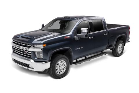 Growler Step System Cab Length (1 Step per Side) 7 Inch Board 2019 (New Body Style)-2025 Chevy Silverado/GMC Sierra 1500/2020-2025 2500 HD/3500 HD Crew Cab Textured Black NFab