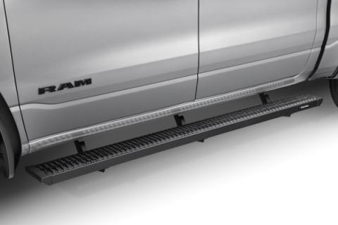 Growler Step System Cab Length (1 Step per Side) 7 Inch Board 2019-2025 (New Body Style) Ram 1500 Crew Cab Textured Black NFab