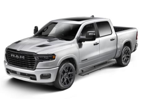 Growler Step System Cab Length (1 Step per Side) 7 Inch Board 2019-2025 (New Body Style) Ram 1500 Crew Cab Textured Black NFab