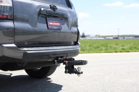2.5 Inch Shank 3/4 Inch pin holes Only compatible w/ 32K Mega Duty Serrated Hitch Step 500 LB Capacity Gen Y Hitch