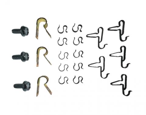 Fuel Clips For 70-74 E-Body 71-74 B-Body 3/8+1/4 Fuel Clips Fine Lines