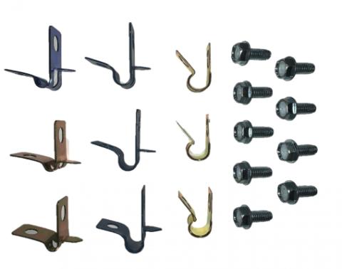 Fuel Clips For 69 Camaro Brake Line Clip Kit Fine Lines