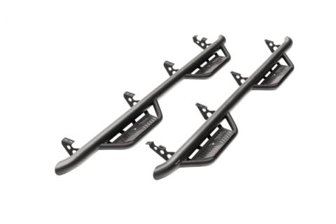 Podium Step LG Cab Length (2 Steps per Side) 3 Inch Main Tube Diameter 1999-2016 Ford F-250/350 SuperCab Textured Black NFab