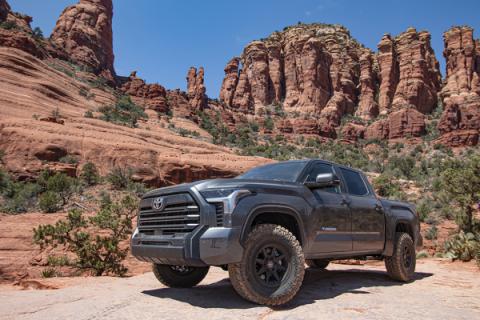 2022-2025 Toyota Tundra 0-3 Inch Lift Stage 2 2.5 Exp Suspension System Billet Icon Vehicle Dynamics