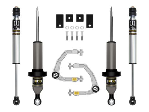 2022-2025 Toyota Tundra 0-3 Inch Lift Stage 2 2.5 Exp Suspension System Billet Icon Vehicle Dynamics