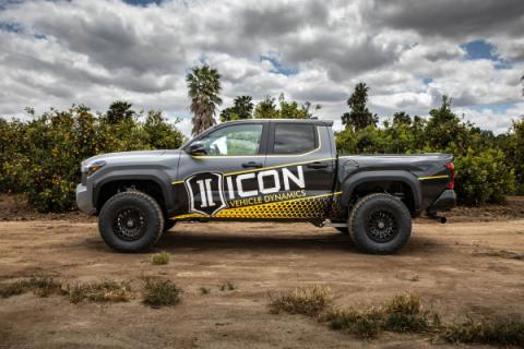 2024-2025 Toyota Tacoma 1.25-3 Inch Lift Stage 9 Suspension System Billet Overland Rear Springs Icon Vehicle Dynamics