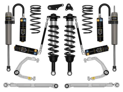 2024-2025 Toyota Tacoma 1.25-3 Inch Lift Stage 9 Suspension System Billet Overland Rear Springs Icon Vehicle Dynamics