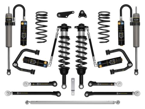 2024-2025 Toyota Land Cruiser 250 Series 1.25-3 Inch Lift Stage 9 Suspension System CDXS Tubular Icon Vehicle Dynamics