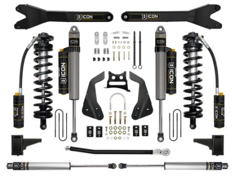 05-07 Ford F250/F350 4-5.5 Inch Stage 5 Coilover Conversion System W Radius Arm Icon Vehicle Dynamics