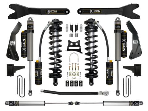 11-16 Ford F250/F350 4-5.5 Inch Stage 5 Coilover Conversion System W Radius Arm Icon Vehicle Dynamics