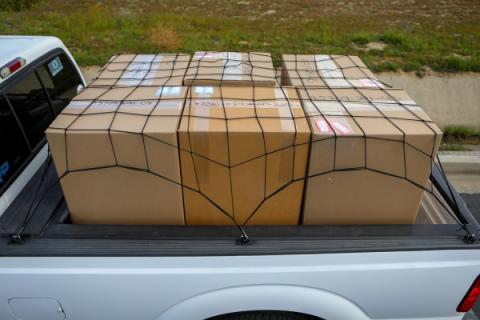 Bungee Pickup Truck Cargo Net - Long Bed PRP Seats