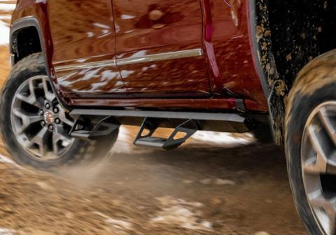 Predator Pro Cab Length (2 Steps per Side) 2007-2021 Toyota Tundra Double Cab Textured Black NFab