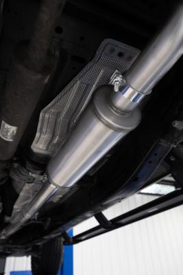 2024-Up Ford Ranger 2.3L Ecoboost Armor Lite Aluminized Steel 3-Inch Cat-Back Single Side Exit with Polished Tip MBRP