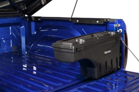 Truck Bed Storage Box Swing Case 1999-2014 Ford F-150 Styleside Passenger Side Black Smooth Will Not Fit 2000-2004 Heritage SuperCrew UnderCover
