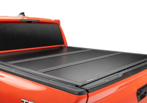 Tonneau Cover Select 2016-2023 Toyota Tacoma 6 Foot Bed Crew' Without Bedside Storage Boxes Black Textured UnderCover