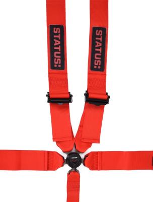 5 Point Camlock Harness Red PRP Seats