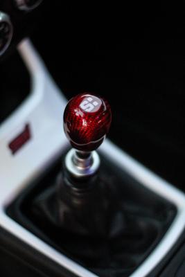 Carbon Fiber Shift Knob Red PRP Seats