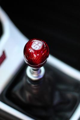 Carbon Fiber Shift Knob Red PRP Seats