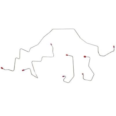 Front Brake Line Kit For 01-03 F-150 01-04 SVT Lightning 04 Heritage 2WD Rear Disc Stainless Fine Lines