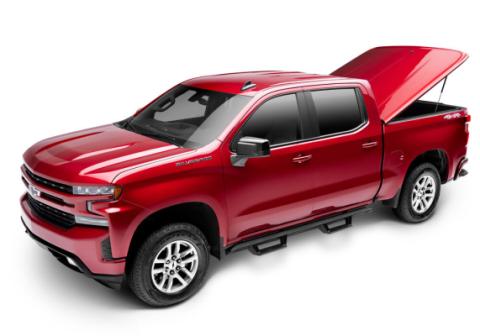 Tonneau Cover LUX 2019 (New Body Style) 2026 Silverado 1500 6 Foot 7 Inch Bed Without Multi-Flex Tailgate Pull Me Over Red UnderCover