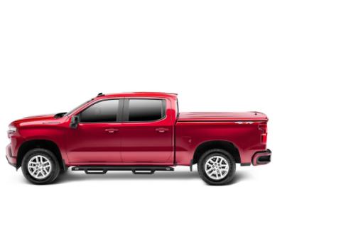 Tonneau Cover LUX 2019 (New Body Style) 2026 Silverado 1500 6 Foot 7 Inch Bed Without Multi-Flex Tailgate Pull Me Over Red UnderCover