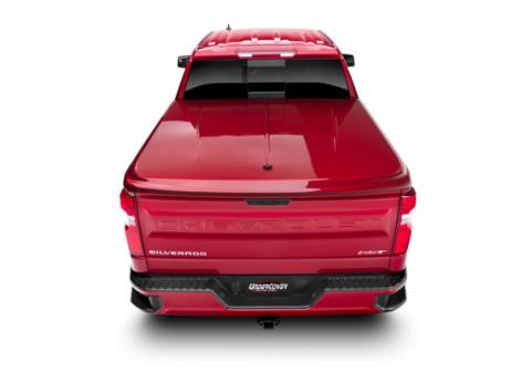 Tonneau Cover LUX 2019 (New Body Style) 2026 Silverado 1500 6 Foot 7 Inch Bed Without Multi-Flex Tailgate Pull Me Over Red UnderCover