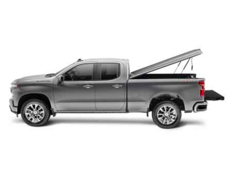 Tonneau Cover Elite LX 2019 (New Body Style) 2023 GMC Sierra (Without CarbonPro Bed) 5 Foot 9 Inch Bed Ext/Crew With MultiPro Tailgate Black Meet Kettle UnderCover