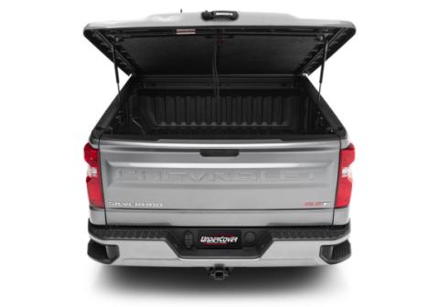 Tonneau Cover Elite LX 2022-2023 Chevrolet Silverado 6 Foot 7 Inch Bed Crew/Ext With Multi-Flex Tailgate Cherry Red Tintcoat UnderCover