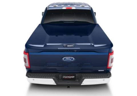 Tonneau Cover Elite LX 2023-2025 Ford F-150 5 Foot 7 Inch Bed Crew (Includes Lightning) Without Pro-Access Tailgate Area 51 Blue UnderCover