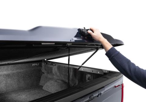 Tonneau Cover Elite LX 2021-2023 Ford F-150 5 Foot 7 Inch Bed Crew (Includes Lightning) Smoked Quartz UnderCover